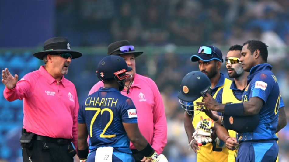 Mathews becomes first 'timed out' dismissal in international cricket