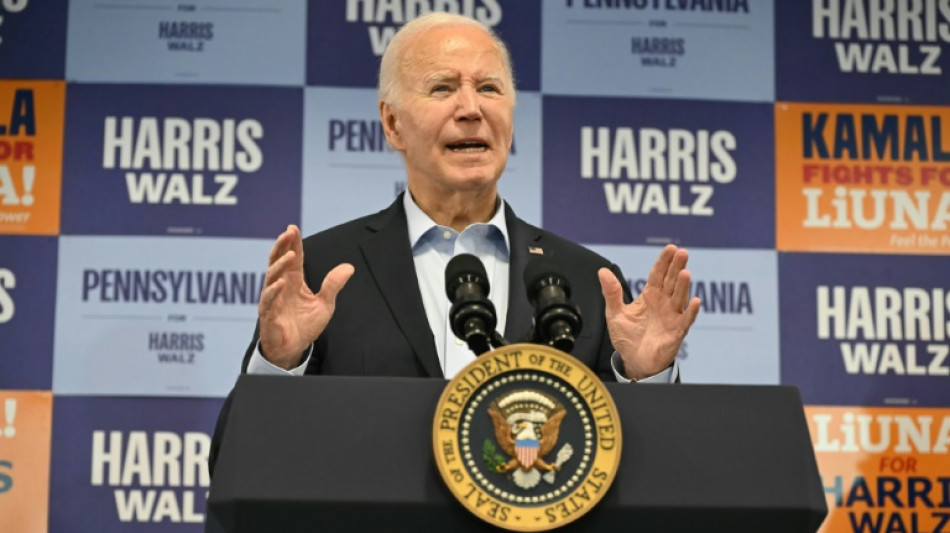 Biden d&eacute;plore "l'effroyable mont&eacute;e" de l'antis&eacute;mitisme depuis la guerre &agrave; Gaza