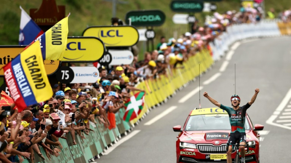 Tour de France: Jai Hindley fait coup double &agrave; Laruns o&ugrave; Vingegaard l&acirc;che Pogacar