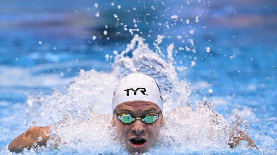 Mondiaux de natation: L&eacute;on Marchand qualifi&eacute; pour la finale du 200 m papillon