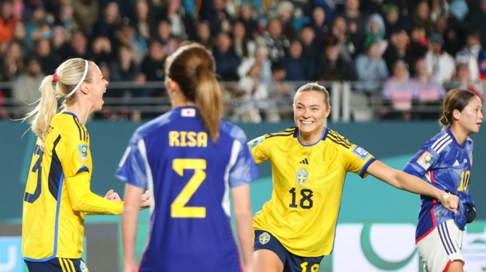 Mondial f&eacute;minin: la Su&egrave;de &eacute;limine le Japon, et rejoint l'Espagne en demi-finale