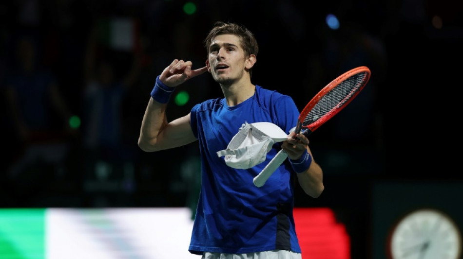 Arnaldi snatches Italy lead on Australia in Davis Cup final