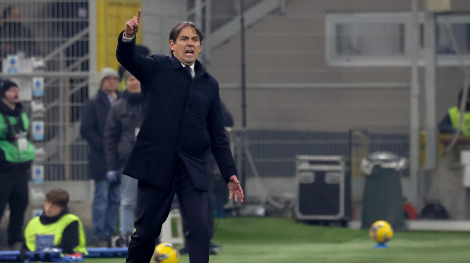 Calcio: Inzaghi 'ottima partita Inter, ma c'&egrave; amaro in bocca'