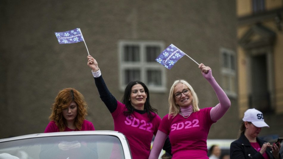 Elections serr&eacute;es en vue en Su&egrave;de avec l'extr&ecirc;me droite &agrave; une place in&eacute;dite