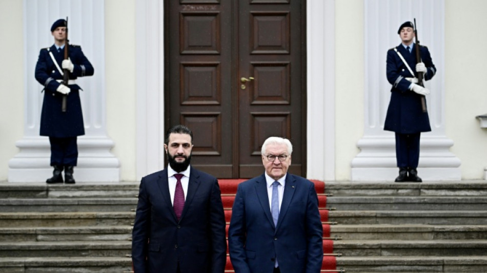 Syriens &Uuml;bergangspr&auml;sident al-Scharaa von Steinmeier in Berlin empfangen