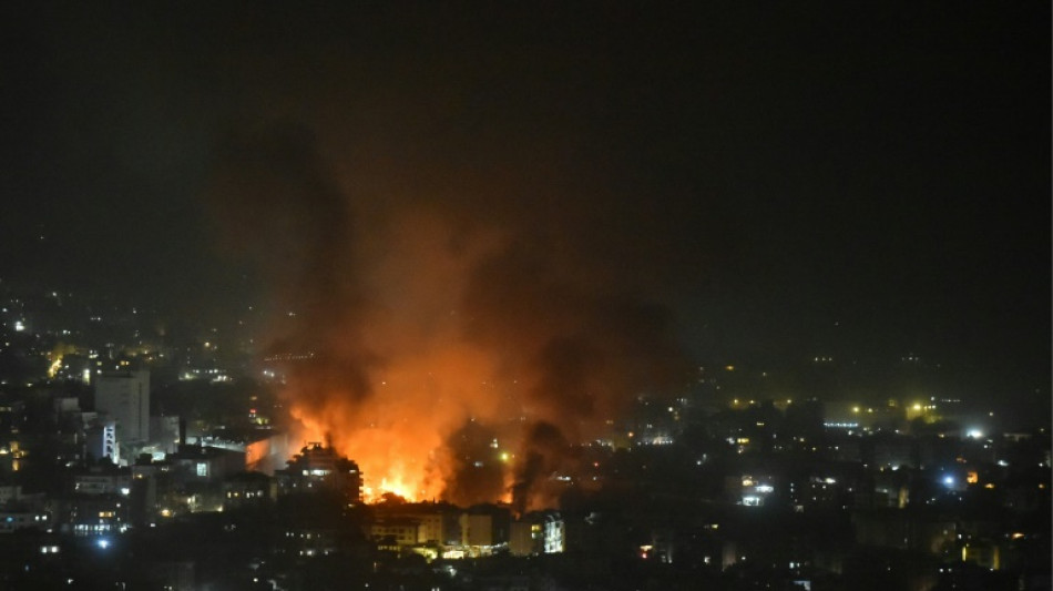 Isra&euml;l continue de pilonner la banlieue sud de Beyrouth