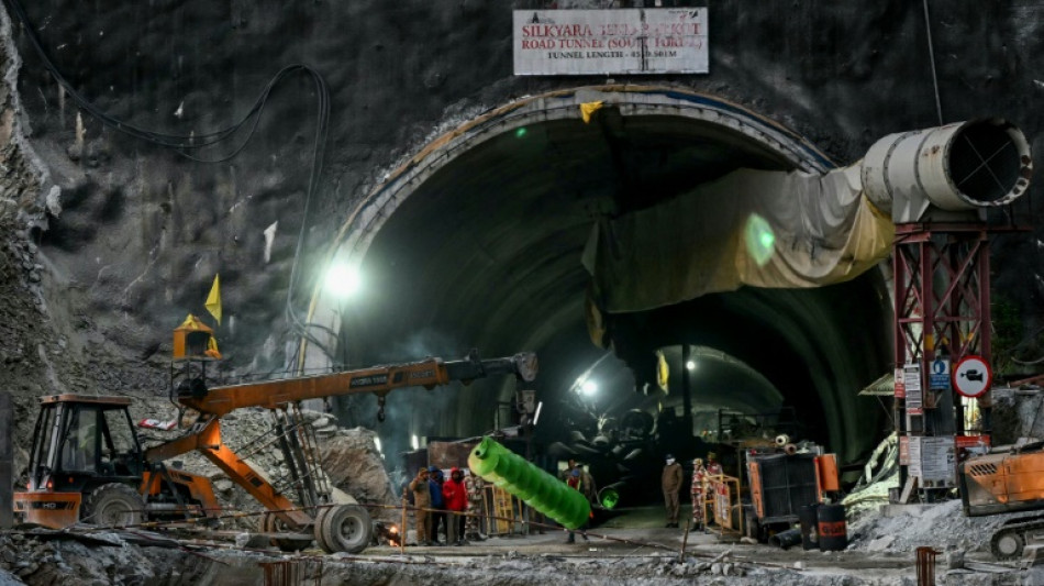 Ambulances on standby as Indian rescuers near 41 trapped workers
