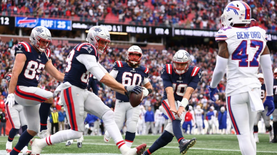 Jones sparks Patriots in Bills NFL upset, Chiefs edge Chargers