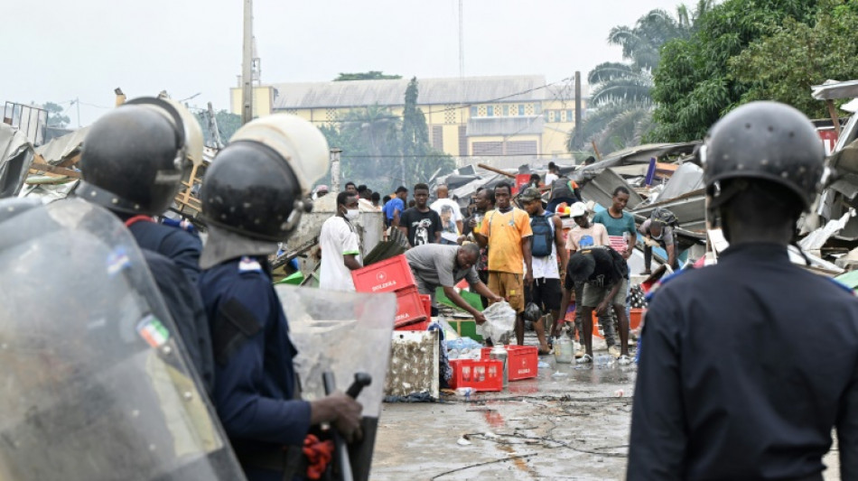 Echauffour&eacute;es &agrave; Abidjan entre forces de l'ordre et habitants pendant des d&eacute;molitions