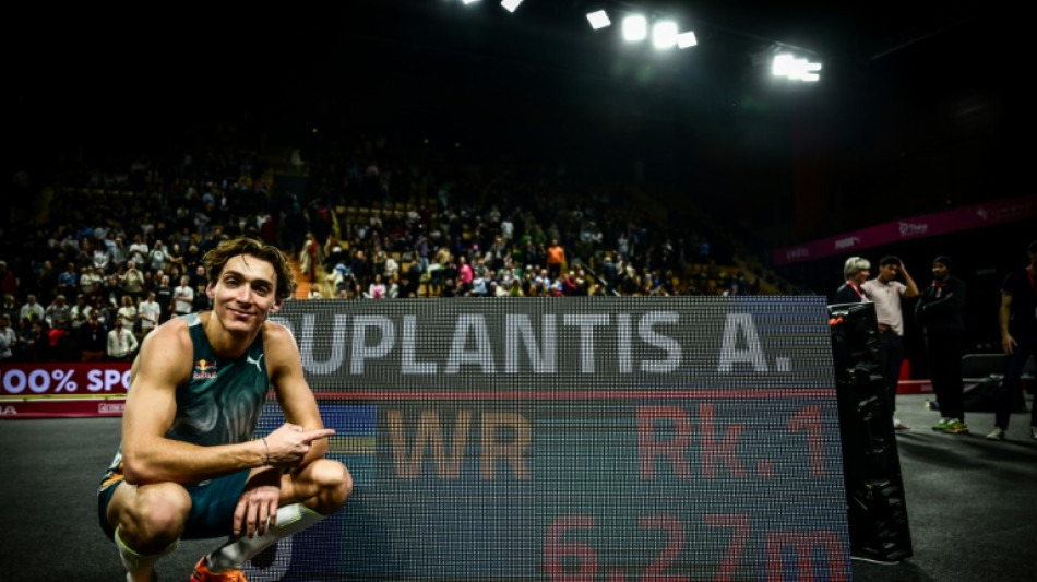 Duplantis on song as he breaks his own pole vault world record &nbsp; 