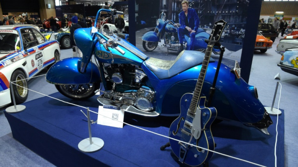 Une Harley-Davidson de Johnny Hallyday bat un record aux ench&egrave;res