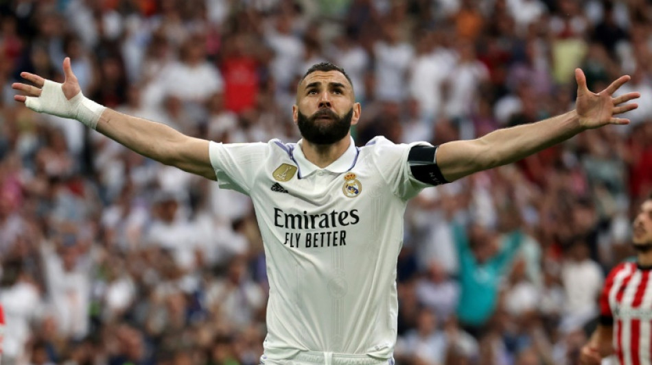 Espagne: Benzema marque pour sa derni&egrave;re avec le Real qui termine 2e de la Liga