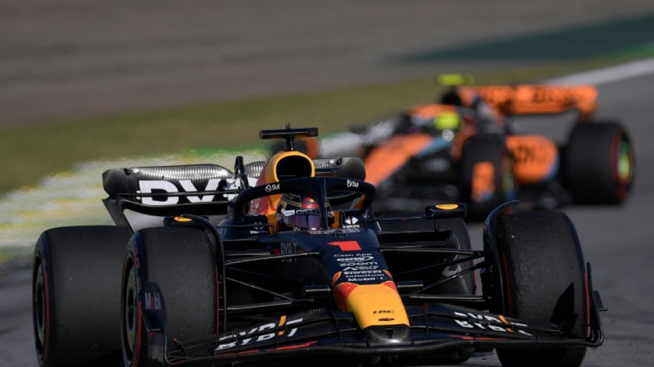 Verstappen powers to sprint victory ahead of Norris in Brazil