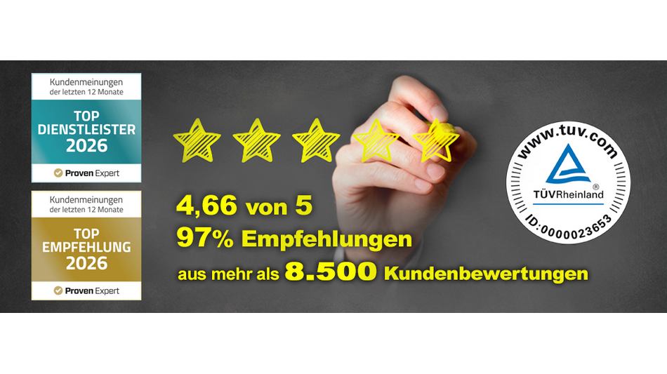 Scan- und &Uuml;berspielservice mit TOP-Auszeichnungen in 2026